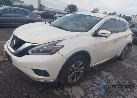 2018 Nissan Murano Sl z USA, uszkodzony, nr VIN 5N1AZ2MH3JN104892